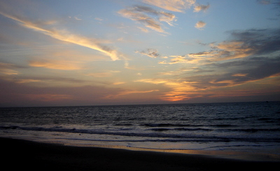 ecuador real estate sunset