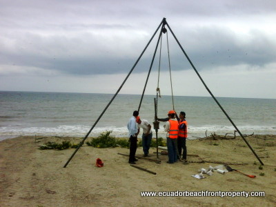 Soil testing crucita ecuador