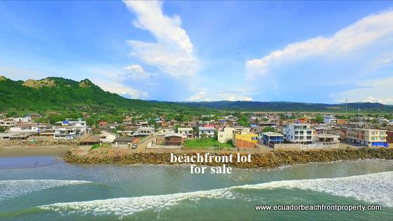 Beachfront land for sale in San Clemente, Ecuador