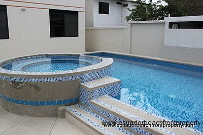 Poolside condo near the beach in Ecuador