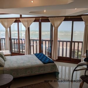 Expansive ocean views from the bedroom