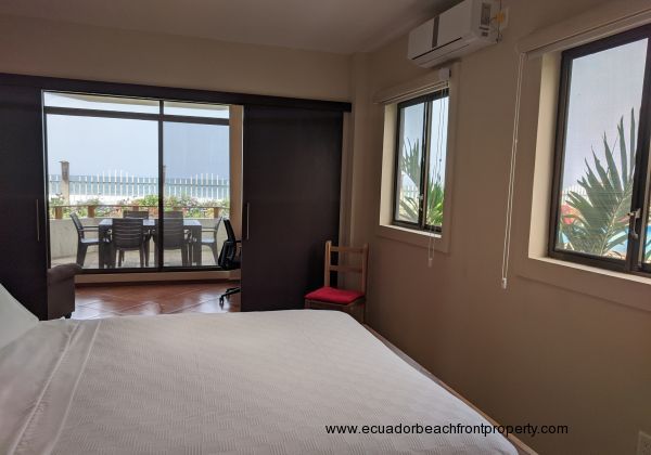 Enjoy the sea views from the comfort of your bed.