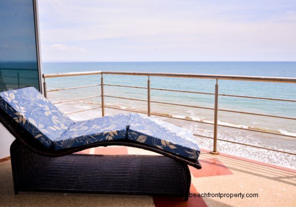 Bliss out under the sun on your oceanfront balcony