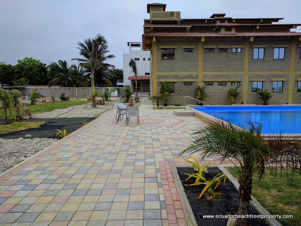 Ecuador beachfront condo with pool for sale