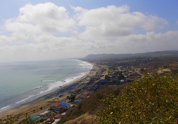 Oceanview lot for sale in Ecuador