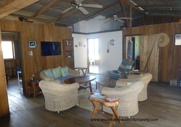 Upstairs living area