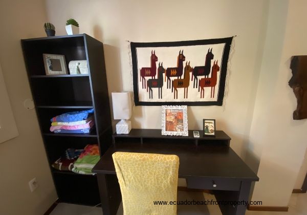 Master bedroom with workspace