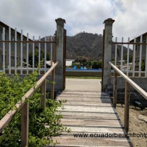 Ramp leading down to the beach