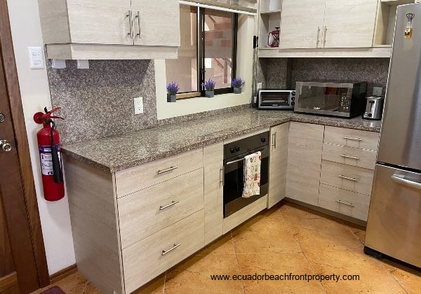 well-equipped kitchen