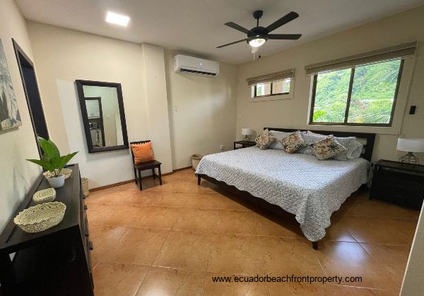 main bedroom with king bed