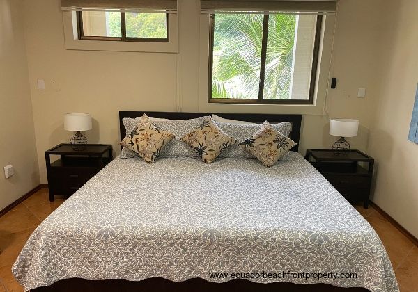 main bedroom with king bed