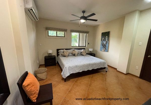 main bedroom with king bed