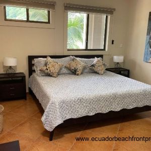 main bedroom with king bed