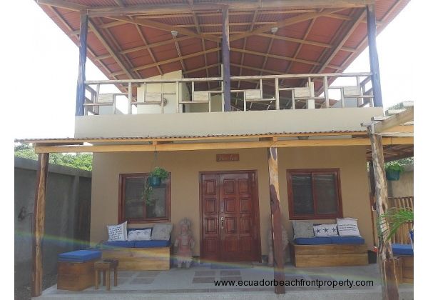 Beachfront house for sale in San Jacinto Ecuador