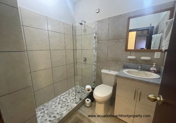 Bathroom with walk-in shower