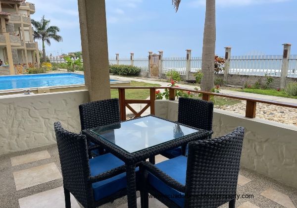 Patio by the pool