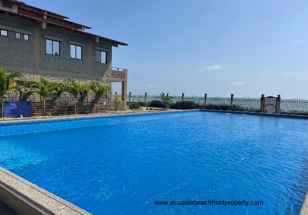 Pool by the ocean