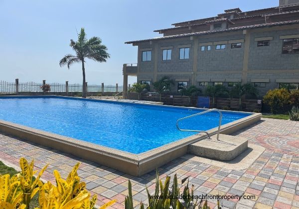 Pool by the ocean