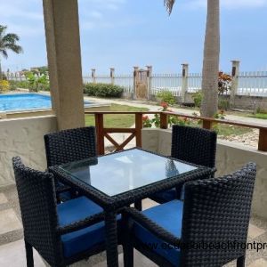 Patio by the pool