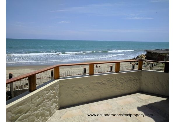 Beachfront balcony