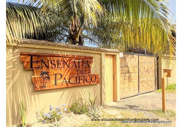 Entrance onto the condo development