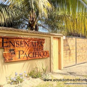 Entrance onto the condo development