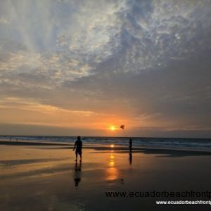 Beautiful sand beach with warm swimmable water