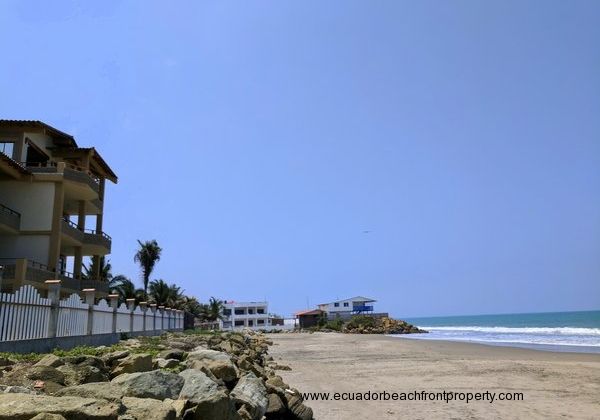 Beautiful sand beach, looking to the south