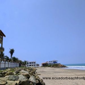 Beautiful sand beach, looking to the south