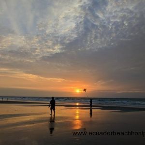 Low tide offers miles of walking, jogging, bike riding