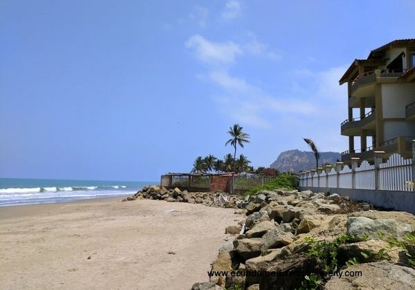 Beautiful sand beach, looking to the north