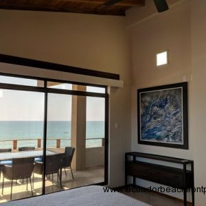 Master bedroom has ocean views