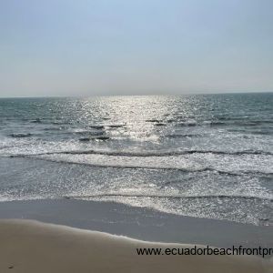 Sand beach with warm swimmable water year-round