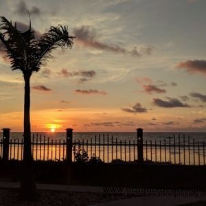 Enjoy warm sunsets on your oceanfront porch