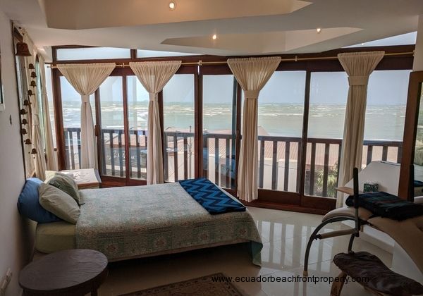 Expansive ocean views from the bedroom