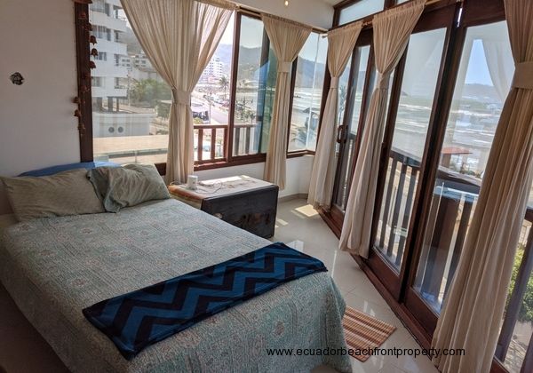 Bedroom overlooking the ocean