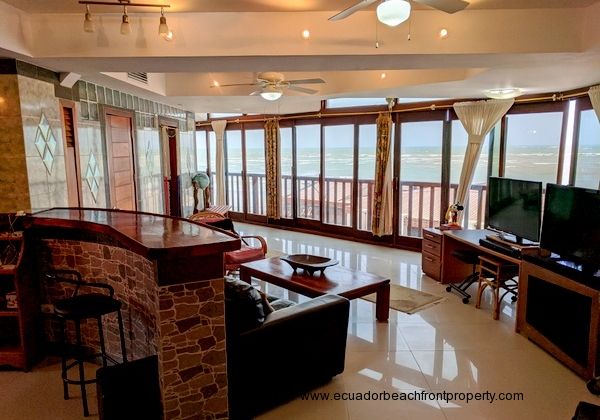 Open floor plan with excellent views