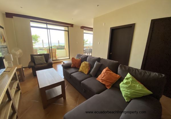 Oceanfront living area