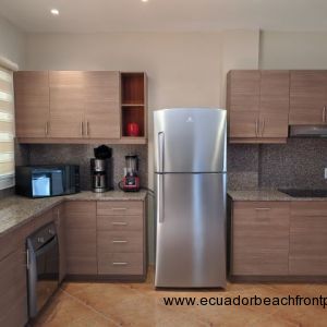 Appliances esenciales incorporated in luxury modern kitchen.