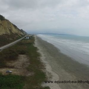 Bahia de Caraquez to the South of the lot.