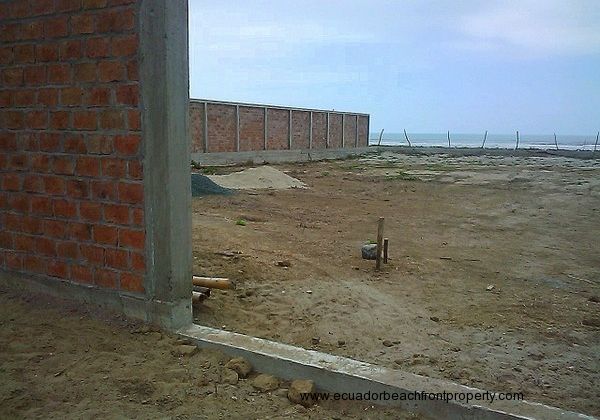 The lot as it was being filled and compacted according to building specifications