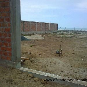 The lot as it was being filled and compacted according to building specifications