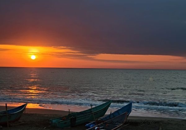 sunset from terrace