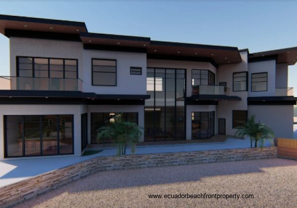 3D render of architectural plans