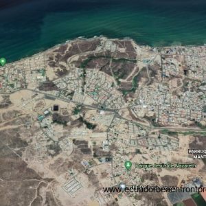 Proximity of development to the city of Manta