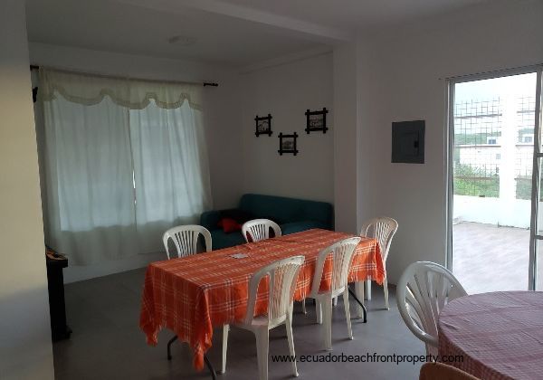 dining and living area