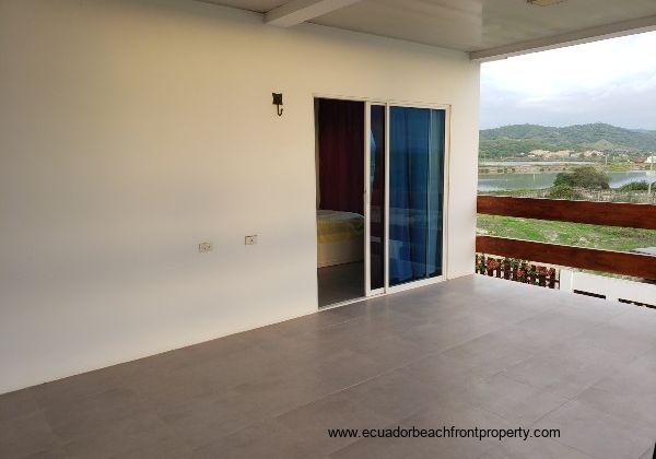 spacious covered terrace