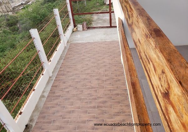 tiled balcony