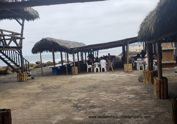 large oceanfront patio