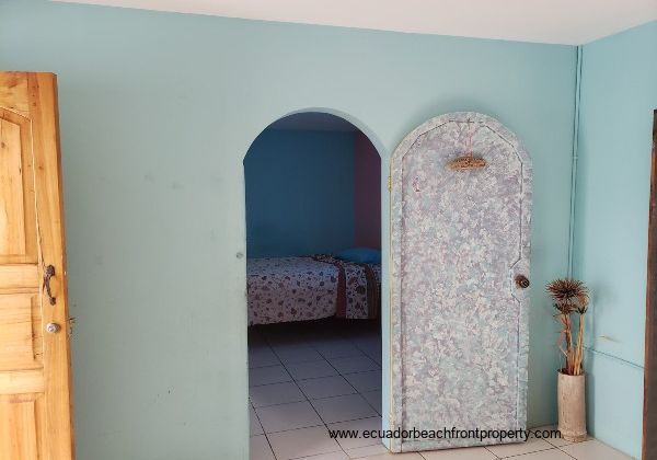 Entry to bedroom in guest house